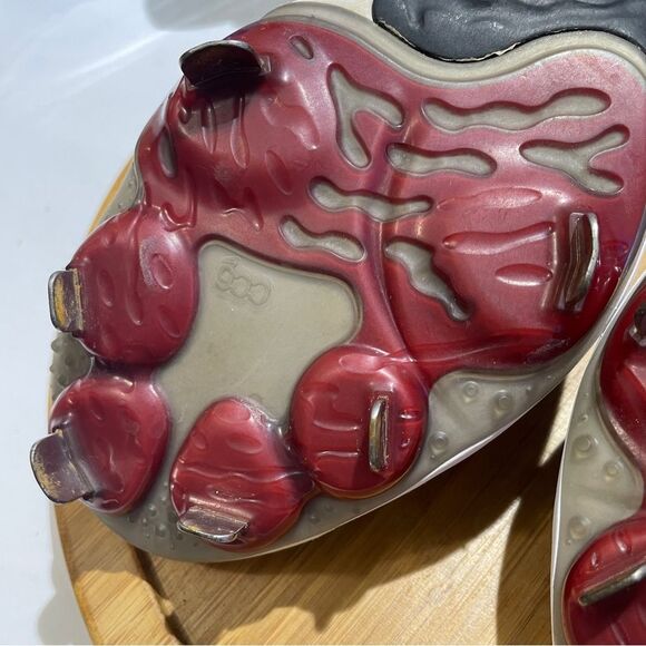 Nike React Alpha Huarache Elite 3 Lo Baseball Cleats 9 Men's Grey Red Sneaker - Picture 10 of 10